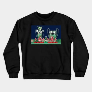 Liverpool subbuteo champions Crewneck Sweatshirt